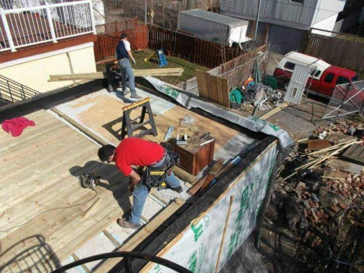 Pose de terrasse Laval
